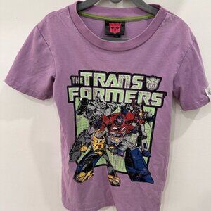 Cotton On Boys Purple Transformers Kids T-Shirt - 5